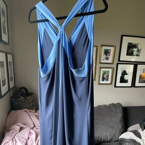 BCBG halter hanker chief swing dress.